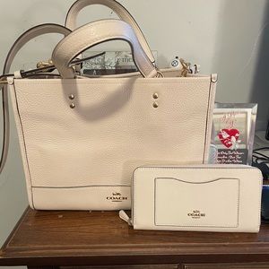 Coach purse with matching wallet